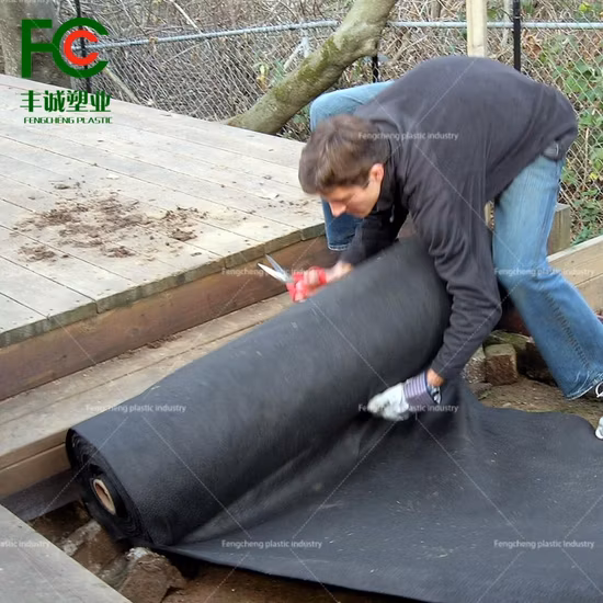 100GSM Nonwoven PP Weed Mat for Outdoor Weeding Events Strawberry Farm